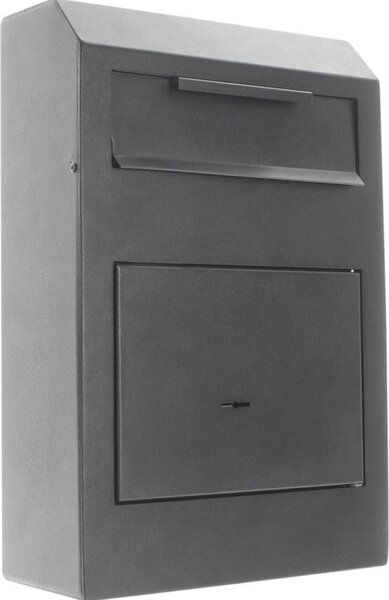 Cassaforte H380xL250xP115mm 5l 1 porta, 1 sportello nero ROTTNER