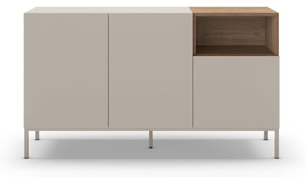 Cassettiera color crema 140x80 cm Cailin - Marckeric