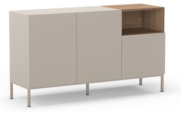 Cassettiera color crema 140x80 cm Cailin - Marckeric