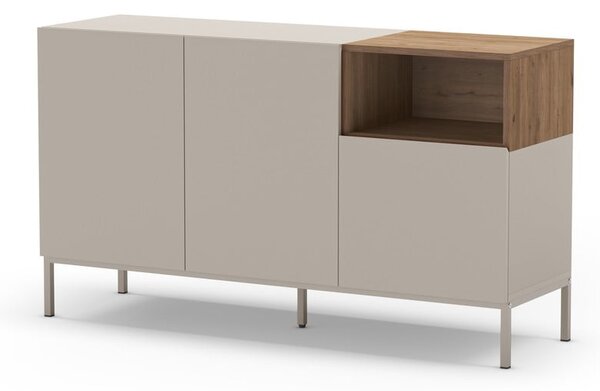Cassettiera color crema 140x80 cm Cailin - Marckeric