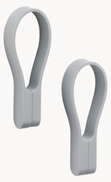 Set di 2 portasciugamani magnetici in silicone Loop