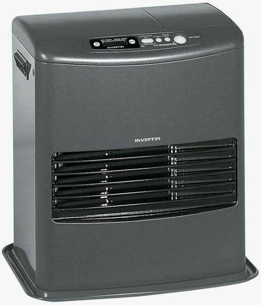 Stufa elettronica a cherosene – Inverter 6008 nera - 4000W - ventilata - serbatoio 5L - 64m²