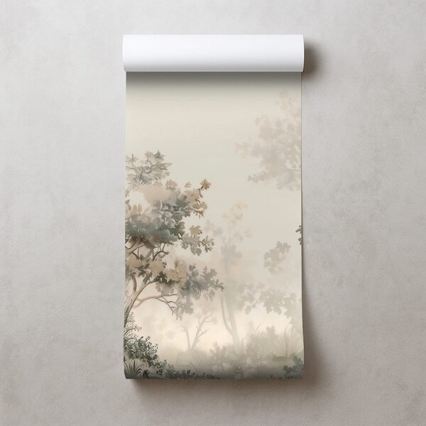 Carta da parati – Paesaggio forestale minimalista