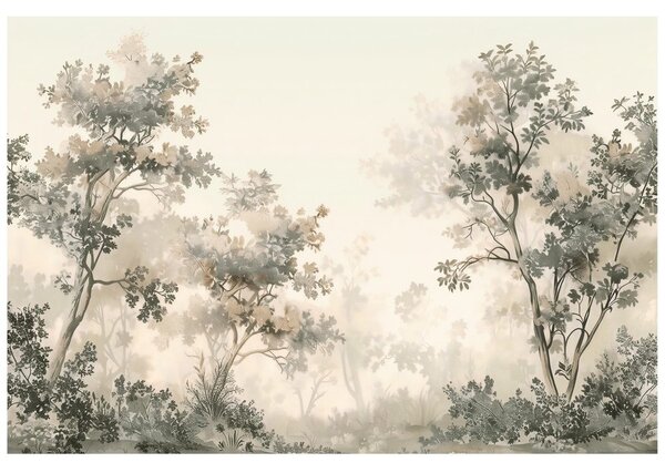 Carta da parati – Paesaggio forestale minimalista