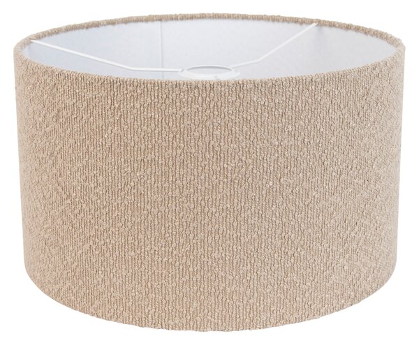 Paralume in tessuto beige con tessuto Teddy 35/35/20