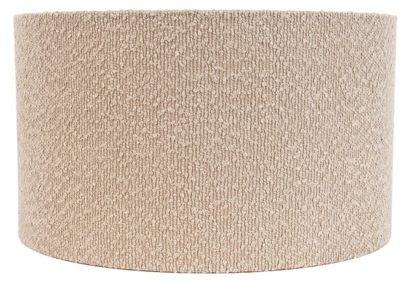 Paralume in tessuto beige con tessuto Teddy 35/35/20