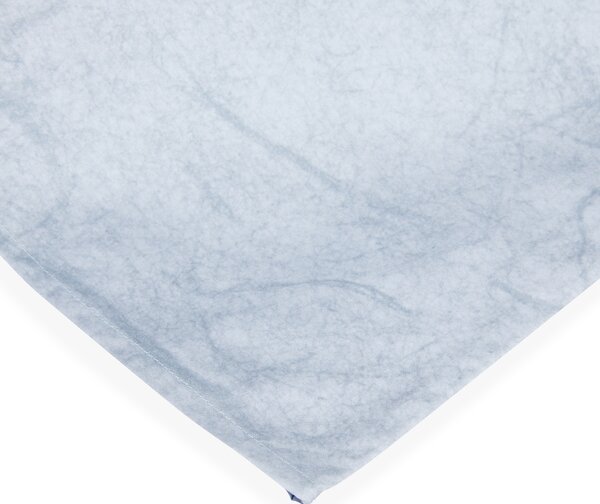 Completo Lenzuola In Percalle Paper Matrimoniale - 250X290 175X205 + 2 Federe 50X80 Carrara Moderno Blu Caleffi