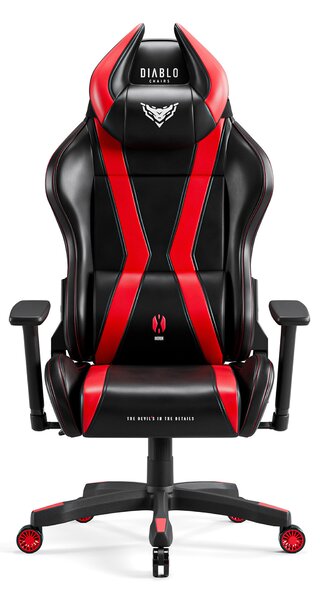Sedia da gaming Diablo X-Horn 2.0 Normal Size, Nero-rosso