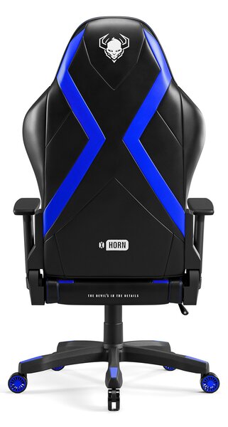 Sedia da gaming Diablo X-Horn 2.0 Normal Size, nero-blu