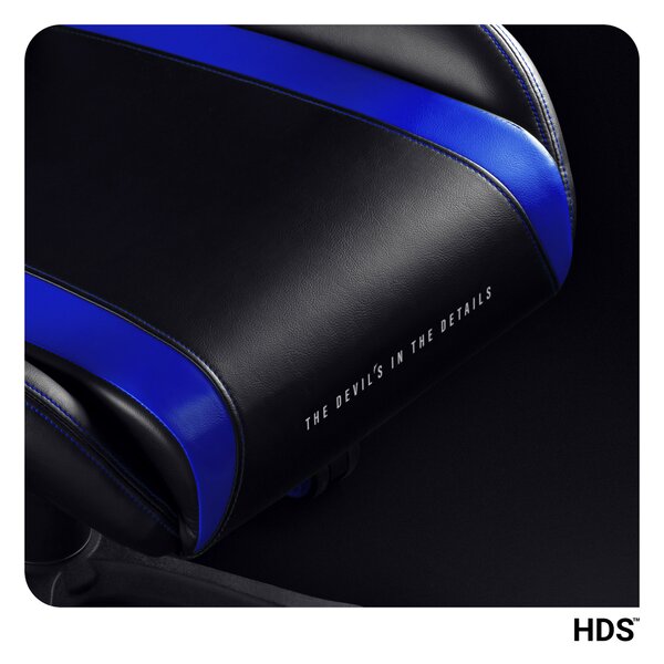 Sedia da gaming Diablo X-Horn 2.0 Normal Size, nero-blu