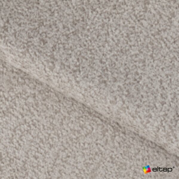 Divano beige allungabile/con contenitore e rivestimento in bouclé 244 cm Arcadova – ELTAP
