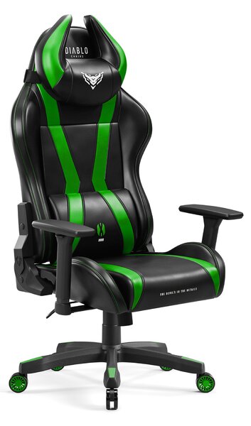 Sedia da gaming Diablo X-Horn 2.0 Normal Size: nero-verde