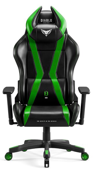 Sedia da gaming Diablo X-Horn 2.0 Normal Size: nero-verde