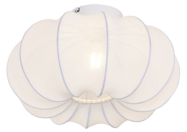 Plafoniera Japandi bianca 37 cm - Plu Asyesha