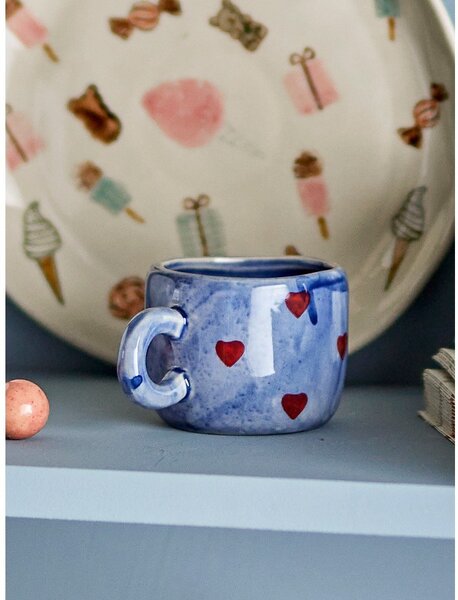 Tazza per bambini blu in ceramica 115 ml Nini – Bloomingville Mini