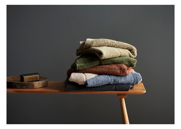 Asciugamano tipo terry grigio scuro in cotone 50x100 cm Line – Södahl