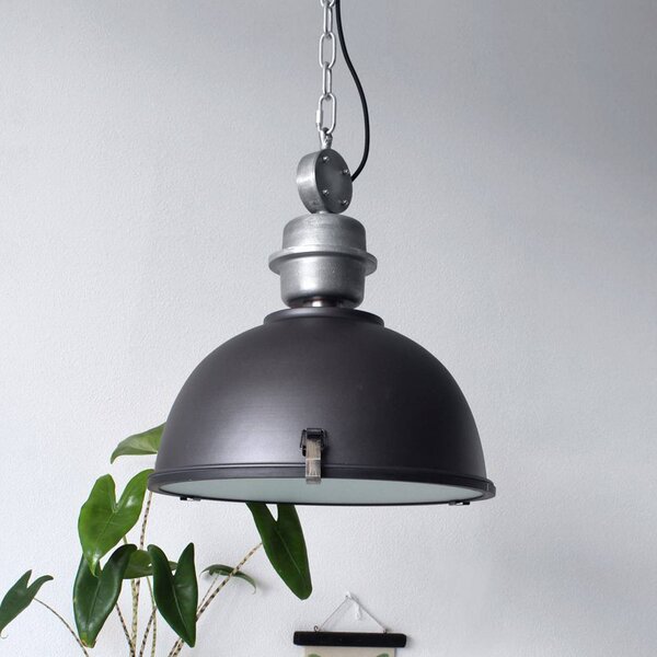 Steinhauer Lampada a sospensione Bikkel, dimmerabile, Nero, Cucina, Metallo, Industriale, Lampada a sospensione