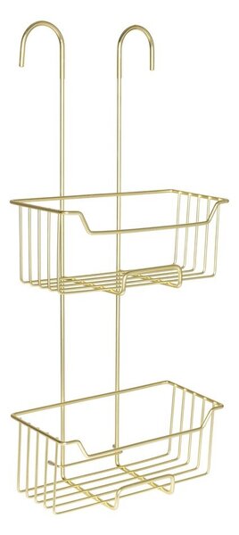 Mensola da bagno sospesa in acciaio inox color oro Milo - Wenko