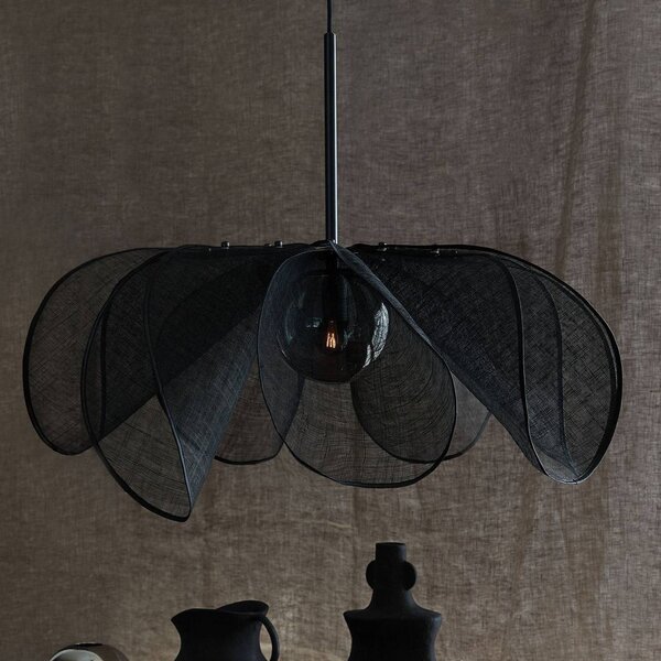 Markslöjd Lampada a sospensione Styrka, dimmerabile, Nero, Soggiorno / Sala da pranzo, Tessuto / Stoffa / Seta, Lampada a sospensione