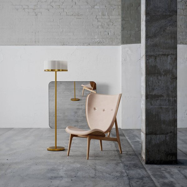 By Rydéns Lampada da terra di design Marcel, dimmerabile, Ottone / Oro, Soggiorno / Sala da pranzo, Metallo, Design, Lampada da terra