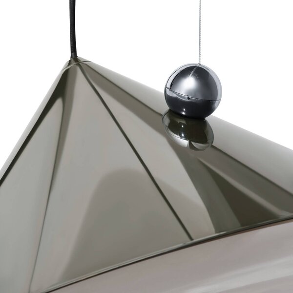 Tom Dixon Lampada a sospensione Pose, dimmerabile, Verde, Soggiorno / Sala da pranzo, Metallo, Design, Lampada a sospensione