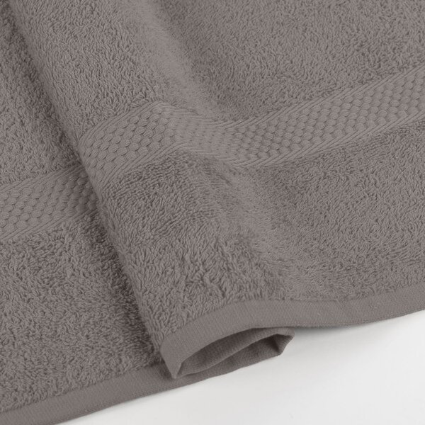 Asciugamano Con Ospite In Cotone Minorca Standard Spugnissima Tinta Unita Perla Caleffi