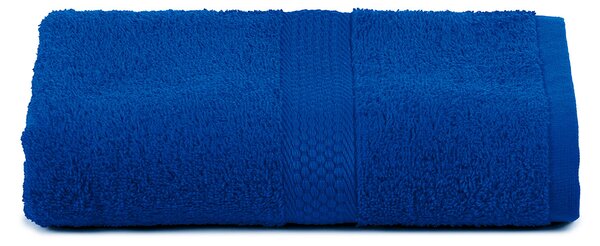 Telo Bagno In Cotone Minorca Standard Spugnissima Tinta Unita Blu Caleffi