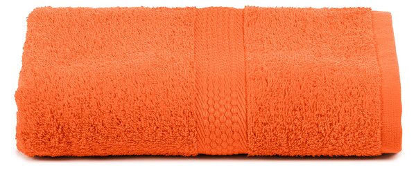 Telo Bagno In Cotone Minorca Standard Spugnissima Tinta Unita Arancio Caleffi