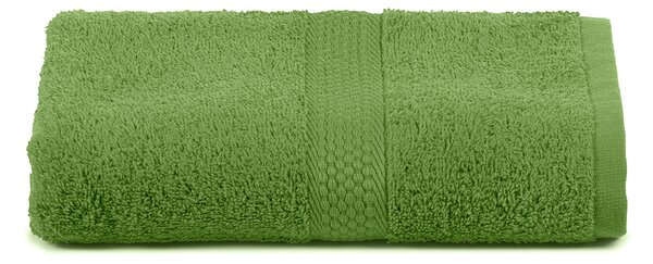 Telo Bagno In Cotone Minorca Standard Spugnissima Tinta Unita Verde Caleffi