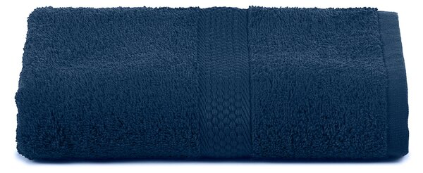Telo Bagno In Cotone Minorca Standard Spugnissima Tinta Unita Indigo Caleffi