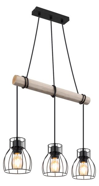 Globo 15326-3H - Lampadario a sospensione con filo MINA 3xE27/40W/230V