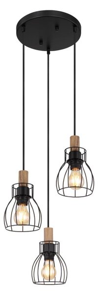 Globo 15326-3H1 - Lampadario a sospensione con filo MINA 3xE27/40W/230V