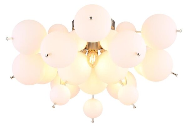 Globo 15633DO - Lampadario a plafone UDO 3xE14/25W/230V diametro 55 cm bianco