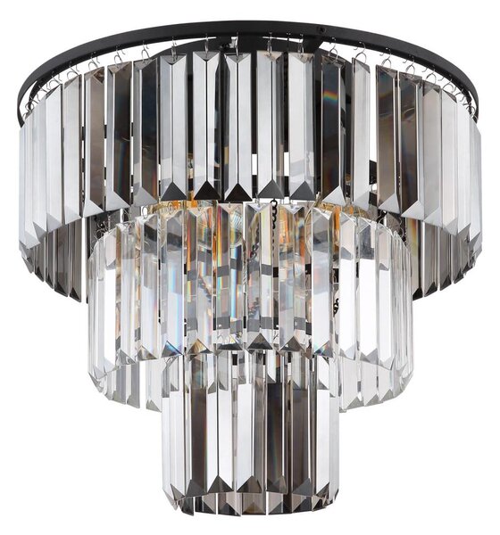 Globo 15695D - Lampadario a plafone NAXIS 3xE27/40W/230V diametro 40 cm nero