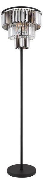 Globo 15695S - Lampada con piedistallo NAXIS 3xE27/40W/230V diametro 40 cm nero