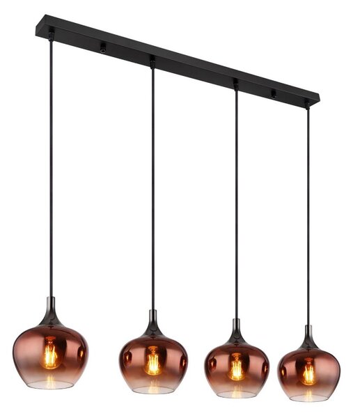 Globo 15548-4HG - Lampadario a sospensione con filo MAXY 4xE27/40W/230V rame
