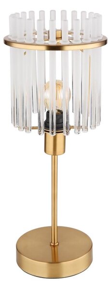 Globo 15698TM - Lampada da tavolo GORLEY 1xE14/40W/230V diametro 15 cm oro