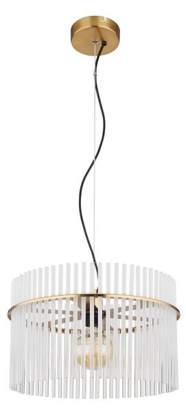 Globo 15698HM - Lampadario a sospensione con filo GORLEY 1xE27/60W/230V diametro 40 cm oro