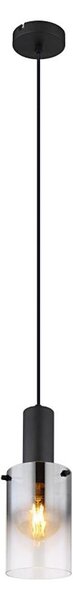 Globo 15907H - Lampadario a sospensione con filo FLORENTINA 1xE27/40W/230V diametro 12,5 cm nero