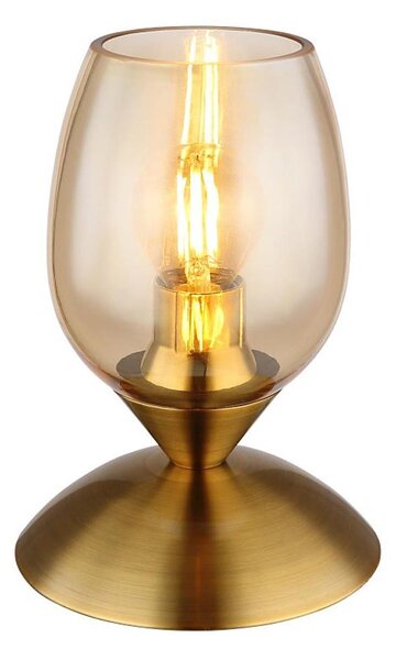 Globo 24007M - Tavolo touch lampada KUWAITA 1xE14/25W/230V ottone