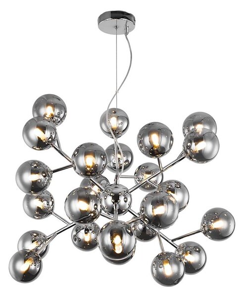 Maytoni MOD545PL-24CH - Lampadario sospeso con cavi DALLAS 24xG9/28W/230V colore fumé