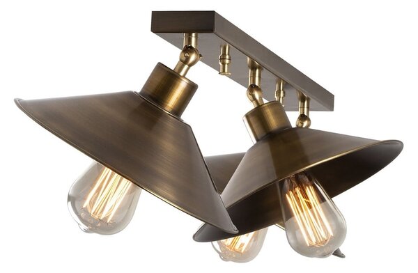 Plafoniera color bronzo con paralume in metallo ø 24 cm Berceste – Opviq lights