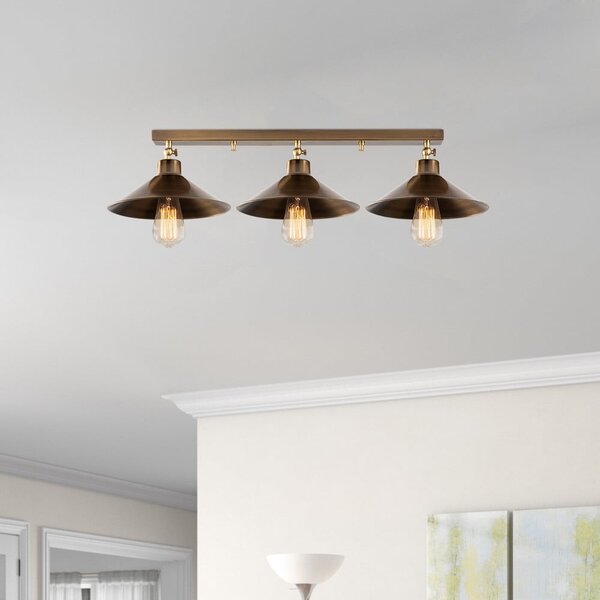 Plafoniera color bronzo con paralume in metallo ø 24 cm Berceste – Opviq lights
