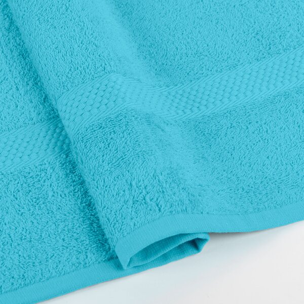 Telo Bagno In Cotone Minorca CM. 100x150 Spugnissima Tinta Unita Acqua Caleffi