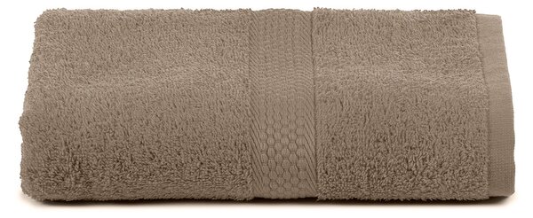Telo Bagno In Cotone Minorca Standard Spugnissima Tinta Unita Tortora Caleffi