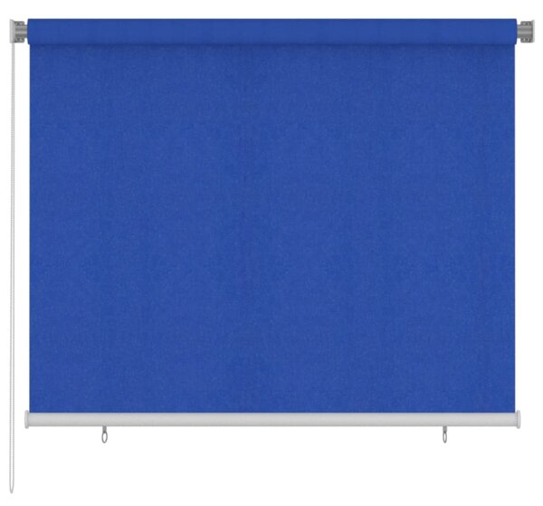 Tenda a Rullo per Esterni 180x140 cm Blu HDPE