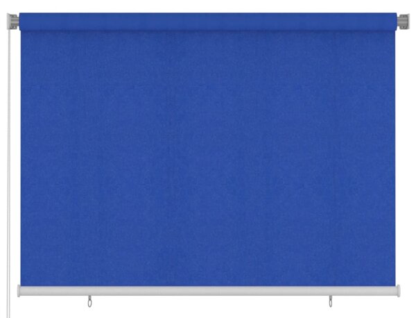 Tenda a Rullo per Esterni 200x140 cm Blu HDPE
