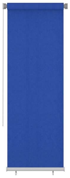 Tenda a Rullo per Esterni 80x230 cm Blu HDPE