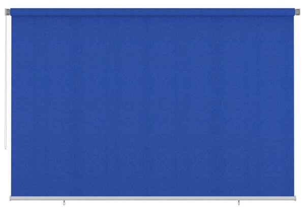 Tenda a Rullo per Esterni 350x230 cm Blu HDPE
