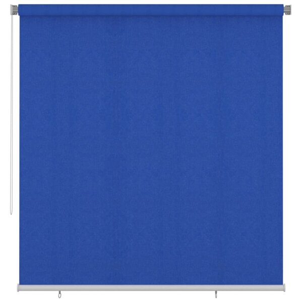Tenda a Rullo per Esterni 220x230 cm Blu HDPE